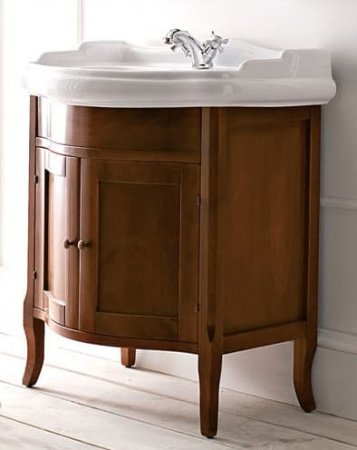 Тумба для комплекта Kerasan Retro с дверцами (73 см) орех