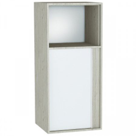 Шкаф-полупенал Vitra Metrolope 40 подвесной L Сливовое дерево Черный