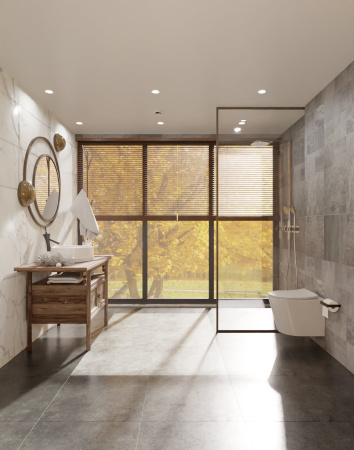 Унитаз подвесной безободковый AQUAme AQM2001 белый, с сиденьем микролифт