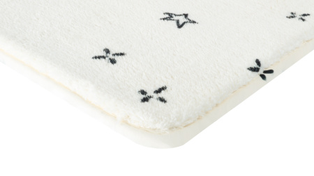 Коврик для ванной Fixsen Teddy Sky  1-ый, FX-6001S, белый, 50х80см