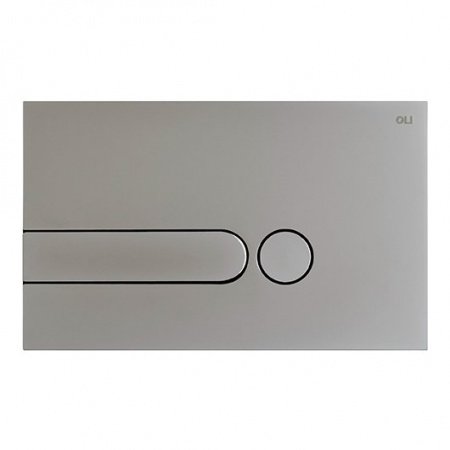 Кнопка смыва для унитазов OLI I_PLATE 670006 хром матовый