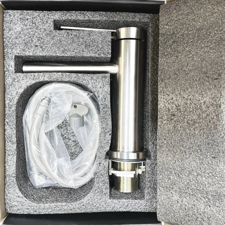 Смеситель для раковины BELZ B10813-1, сатин