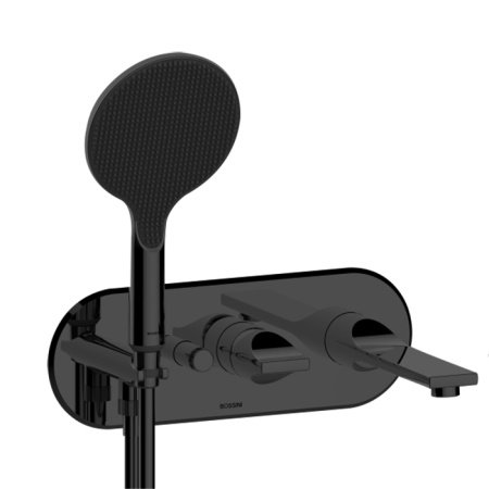 Смеситель для ванны с душем Bossini Apice Z00557.073 черный матовый