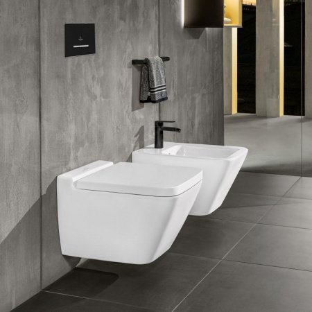 Унитаз подвесной безободковый Villeroy&Boch Finion Plus 4664R0R1 белый CeramicPlus без сиденья