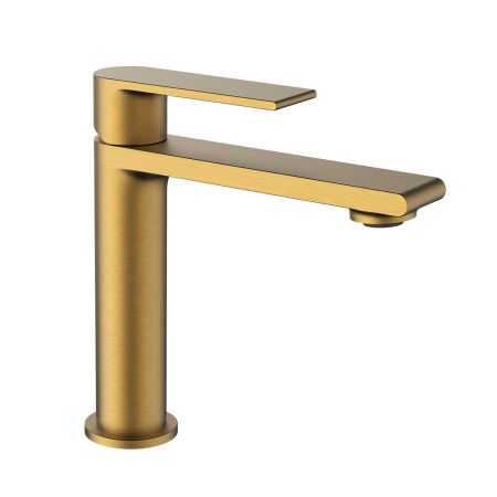 Смеситель для раковины Vincea Vogue VBF-1V1BG золото матовое