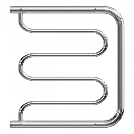 Полотенцесушитель водяной Point PN25554P 500x400 Фокстрот с полкой, хром