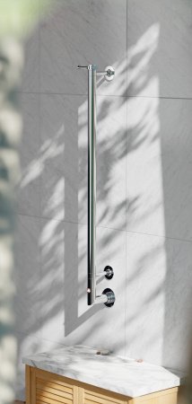 Полотенцесушитель электрический Margaroli Arcobaleno 616-S 900x74 BOX хром