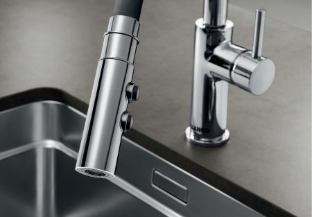 Смеситель для кухни Blanco Catris-S 525792 нержавеющая сталь