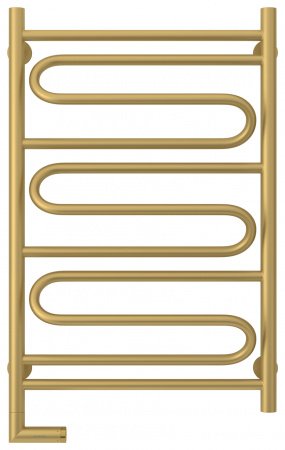 Полотенцесушитель электрический Сунержа Элегия 2.0 80х50 золото матовое, подключение правое