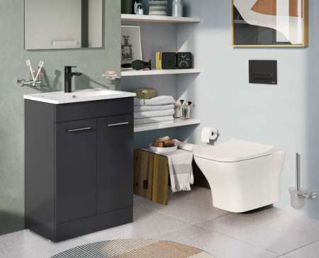 Унитаз подвесной безободковый Vitra Zentrum Square 7484B003-0075 без сиденья