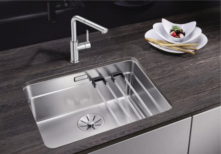 Смеситель для кухни Blanco Lanora-S 523123 нержавеющая сталь