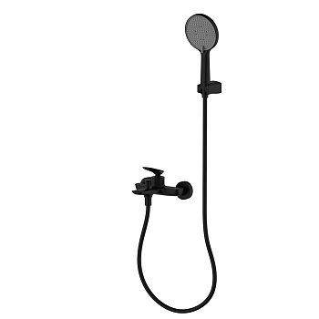 Смеситель для ванны AQUAme Como AQM6512MB черный матовый