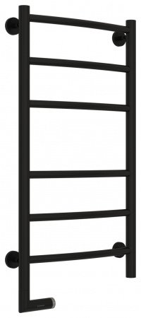 Полотенцесушитель электрический Сунержа Галант 2.0 80х40 черный матовый, подключение правое