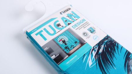 Шторка для ванной Fixsen Tucan FX-2502, без колец