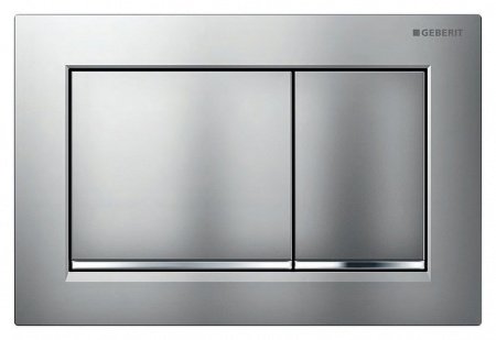 Кнопка смыва Geberit Omega 30 115.080.KN.1 хром глянцевый/хром матовый