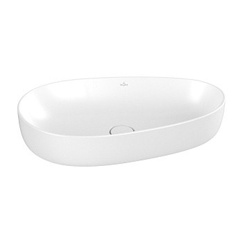 Раковина накладная 65см Villeroy & Boch Antao 4A7465RW StoneWhite с покрытием CeramicPlus