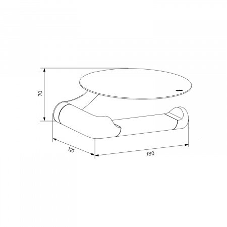 Держатель туалетной бумаги IDDIS Noa NOABL00i43 черный матовый