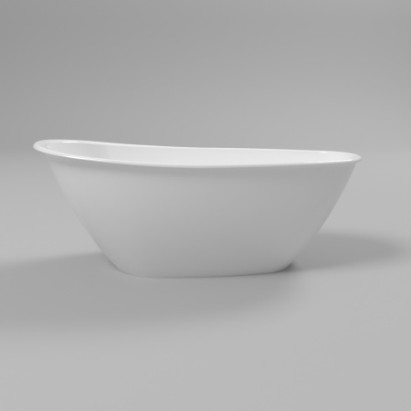 Ванна WHITECROSS Spinel B 155x73 (белый глянец) иск. камень