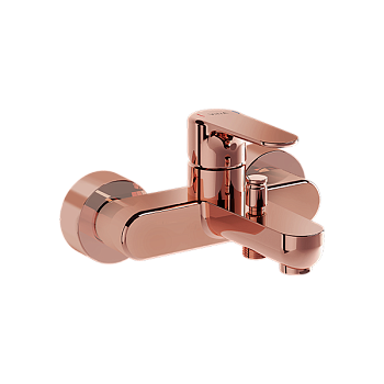 Смеситель для ванны с душем Vitra Root Round A4272526EXP медь