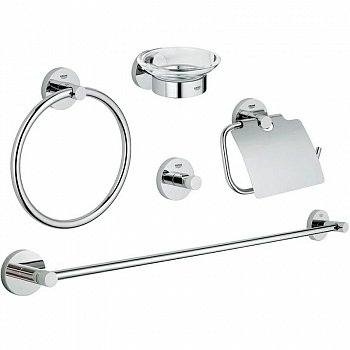 Набор аксессуаров для ванной Grohe Essentials 40344001 Хром