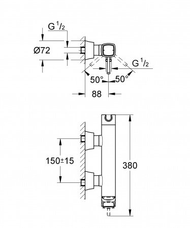 Смеситель для душа Grohe Grandera 23316000 хром