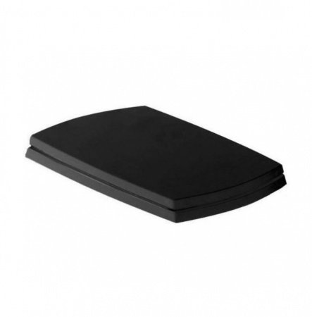 Крышка-сиденье ArtCeram Jazz JZA006 черная, с микролифтом, петли золото