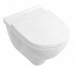 Унитаз подвесной безободковый Villeroy&Boch O Novo 5660HR01 белый альпин, с сиденьем микролифт Унитаз подвесной безободковый Villeroy&Boch O Novo 5660HR01 белый альпин, с сиденьем микролифт