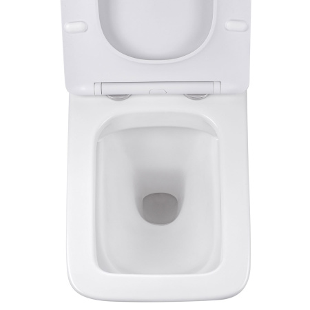 Унитаз подвесной безободковый Vincea Q-Line VT1-12MW белый матовый, с сиденьем микролифт