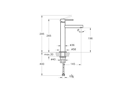 Смеситель для раковины Vitra Origin A4255726 медь