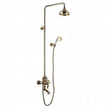 Душевая стойка Lemark Brava LM4762G золото