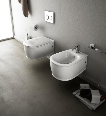 Биде подвесное ArtCeram Atelier AZB001 01 00/ATB 001 01