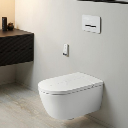 Унитаз-биде подвесной Villeroy & Boch ViClean-I200 V0E200R1 alpin ceramicplus