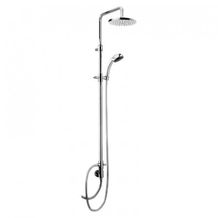 Душевая стойка Webert Comfort AC0729 Хром с верхним душем PVC