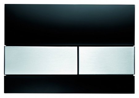 Кнопка смыва TECE Square 9240806 черный/сталь