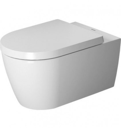 Комплект Duravit ME by Starck 45300900A1: унитаз подвесной 360х540 мм 253009 + сиденье с микролифтом: 002019 цвет: белый