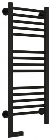 Полотенцесушитель электрический Сунержа Богема 2.0 80х30 черный матовый, подключение правое