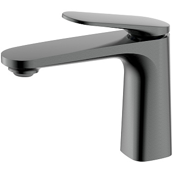 Смеситель для раковины AQUAme Imola AQM6710GM вороненая сталь