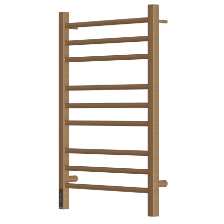 Полотенцесушитель электрический Point PN70758BR П9 500x800, диммер слева, бронза