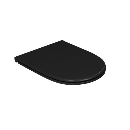 Унитаз подвесной D&K Matrix DT1396025 черный матовый, с сиденьем микролифт