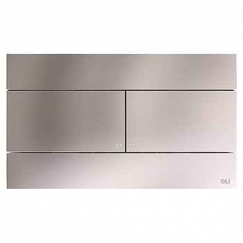 Кнопка смыва для унитазов OLI SLIM 57141 сатин