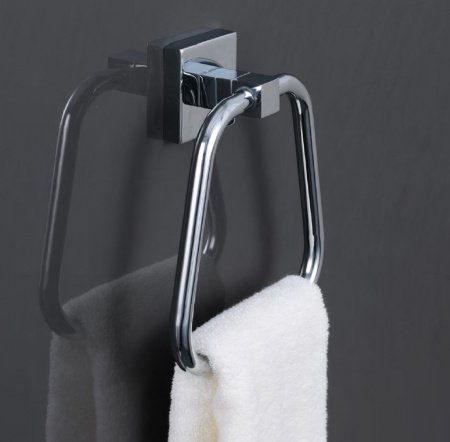 Кольцо для полотенец Fixsen Metra FX-11111 трапеция Хром