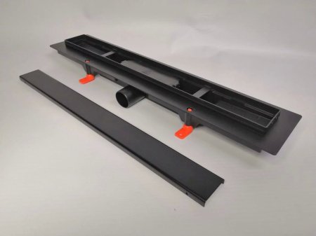 Душевой лоток 95см Veconi Klasik V950KB решетка черный матовый