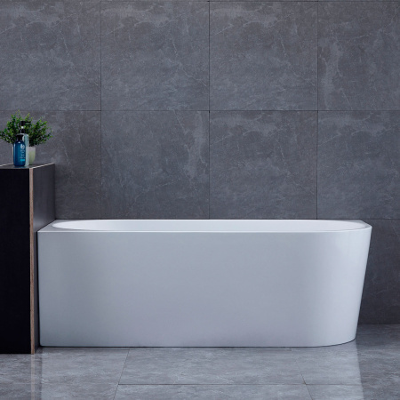 Ванна акриловая Vincea VBT-402-1700L, 1700*800*580, цвет белый, левая, слив-перелив в комплекте, хром