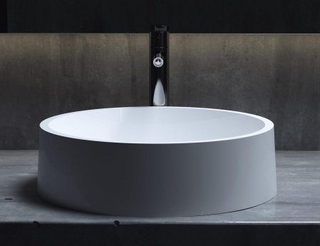 Раковина накладная 44см Salini Gloria 1102201M белый матовый