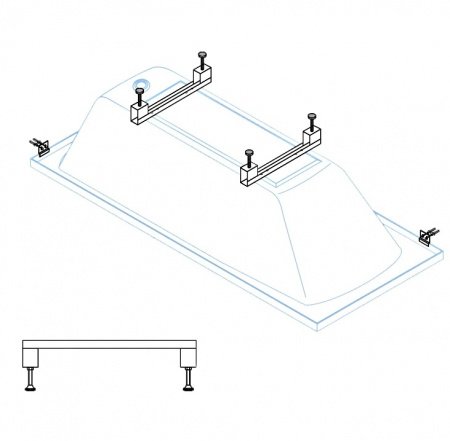 Универсальный комплект ног Cezares LEG-KIT-100