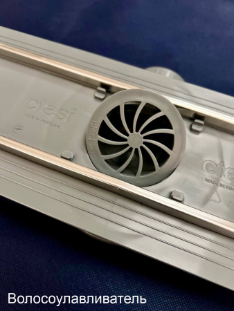 Душевой трап CTESI FLOW ROUND 80 см.