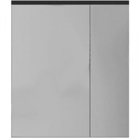 Зеркальный шкаф Roca Ronda 60 с подсветкой ZRU9302968 Белый глянец Серый матовый