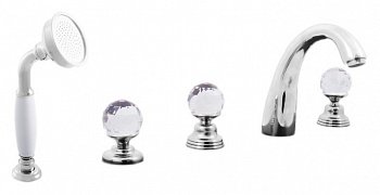 Смеситель для ванны Rav Slezak Brilliance176.5P хром