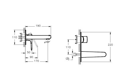 Смеситель для раковины Vitra Root Round A4272126EXP медь