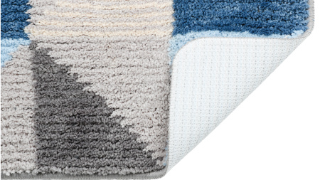 Коврик для ванной Fixsen Visa 1-ый, FX-5005X, серо-голубой, 50х80см